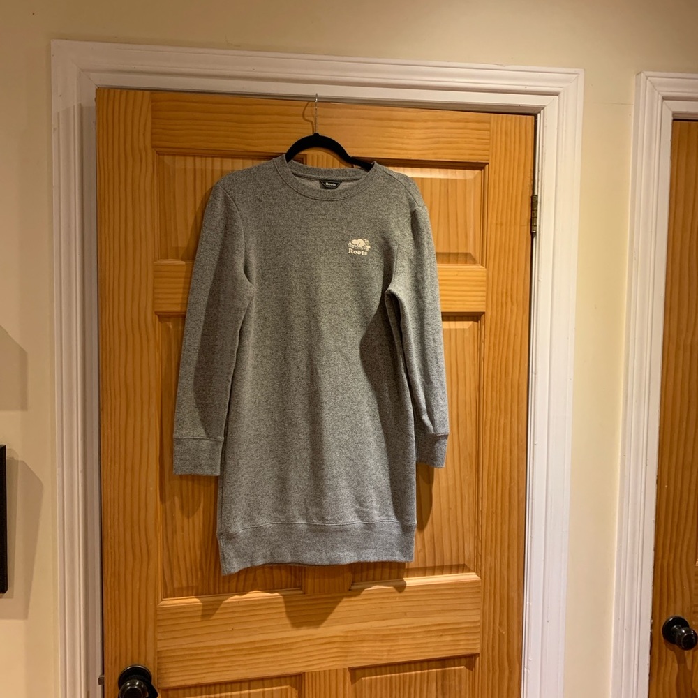 Roots Gray Women's Sweat Dress xs